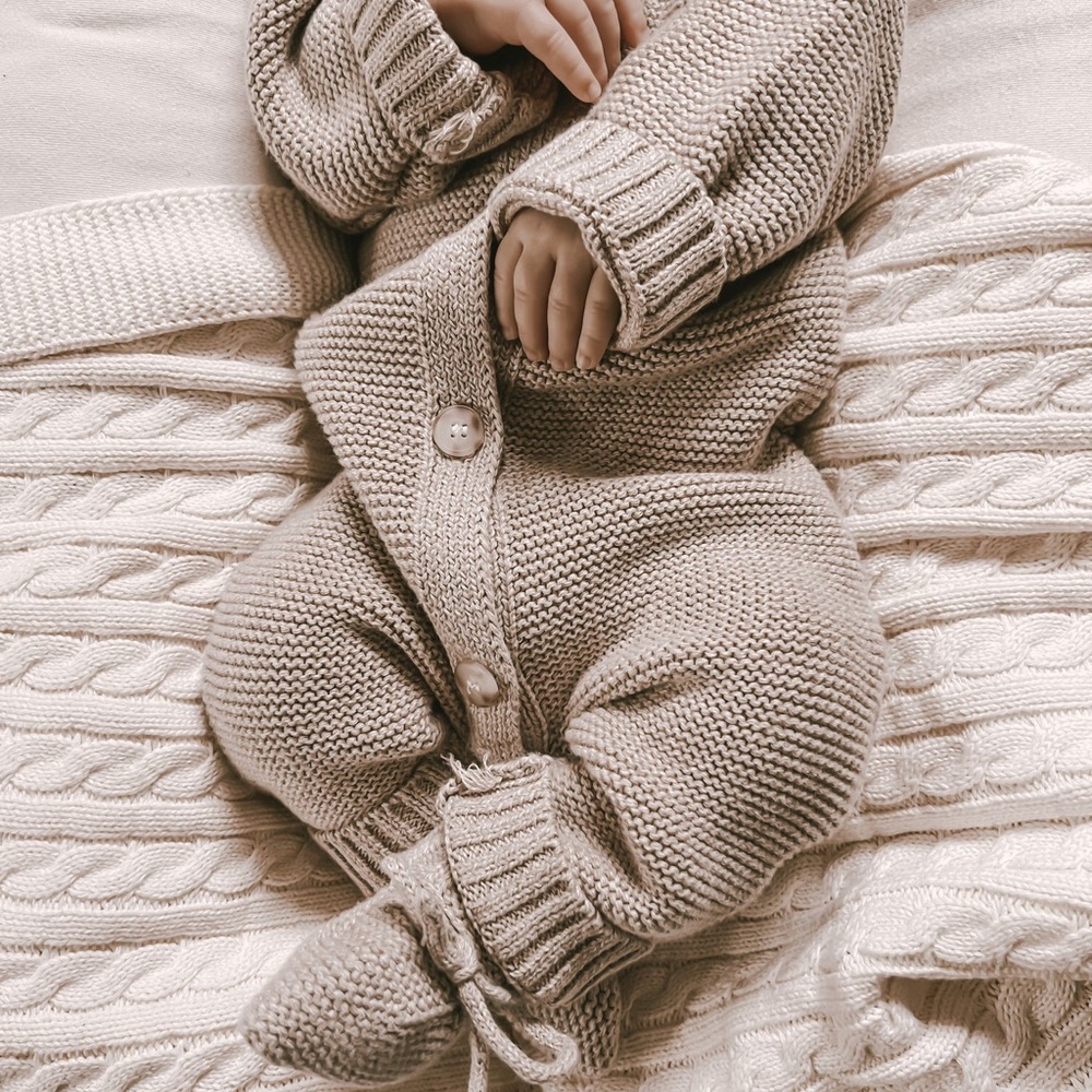 LUNA + LUCA CLASSIC PURL KNIT JUMPSUIT